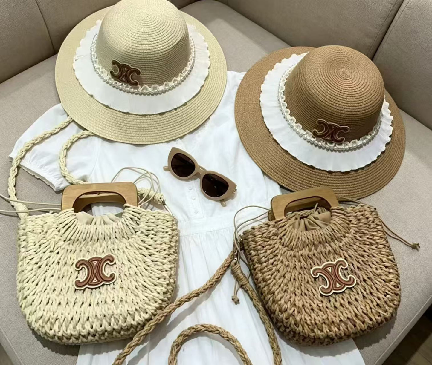 Summer Woven Straw Handbag