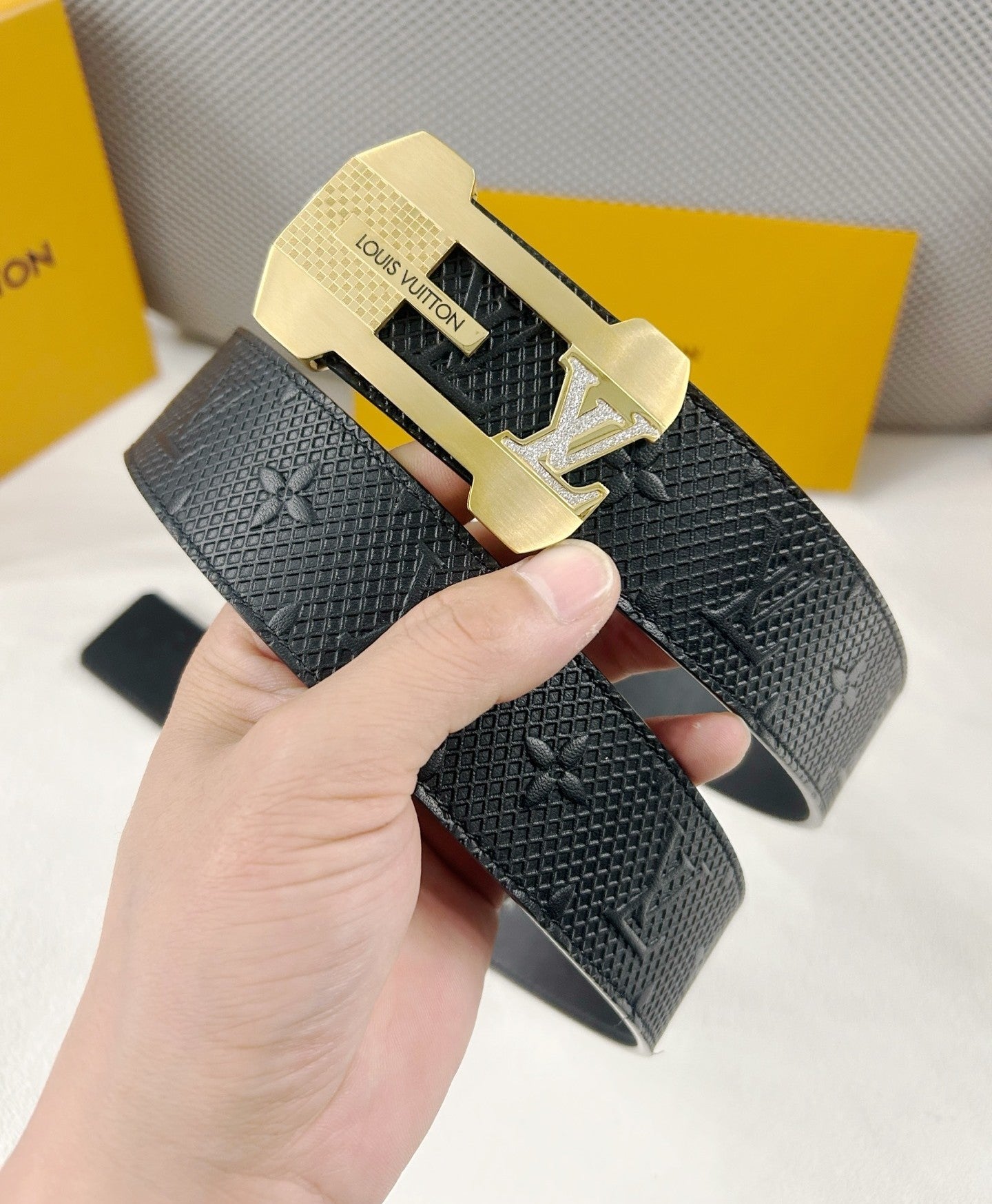 Monogram Shadow Belt