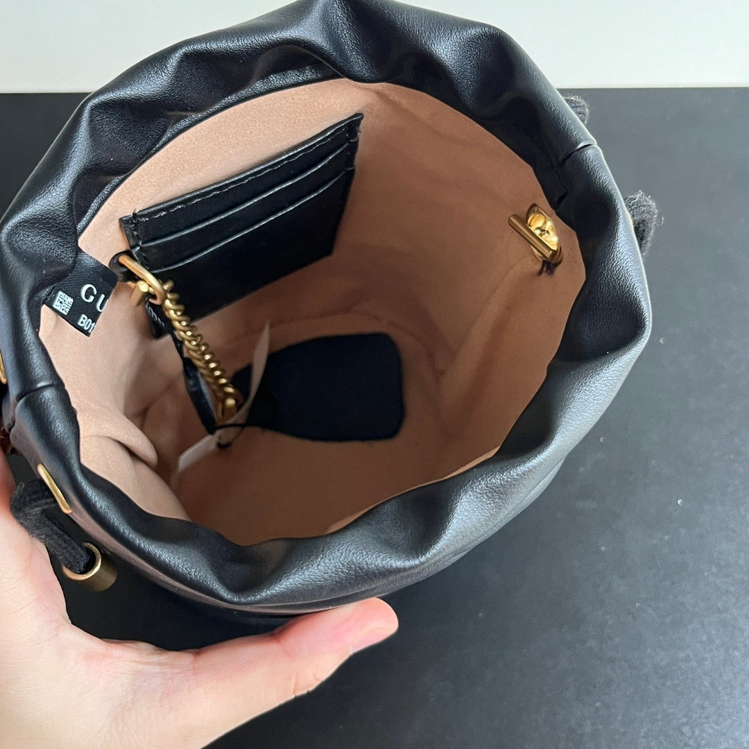 GG Bucket Bag Leather