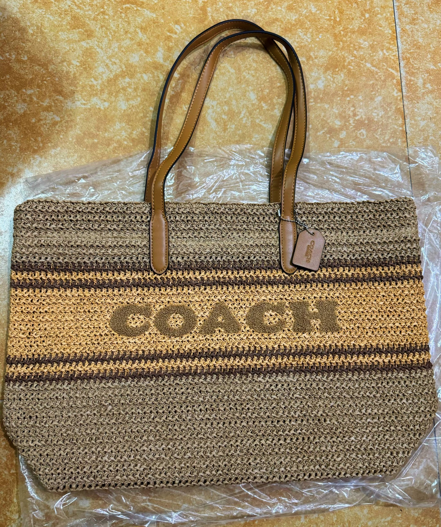 Luxury Woven Straw Tote Bag