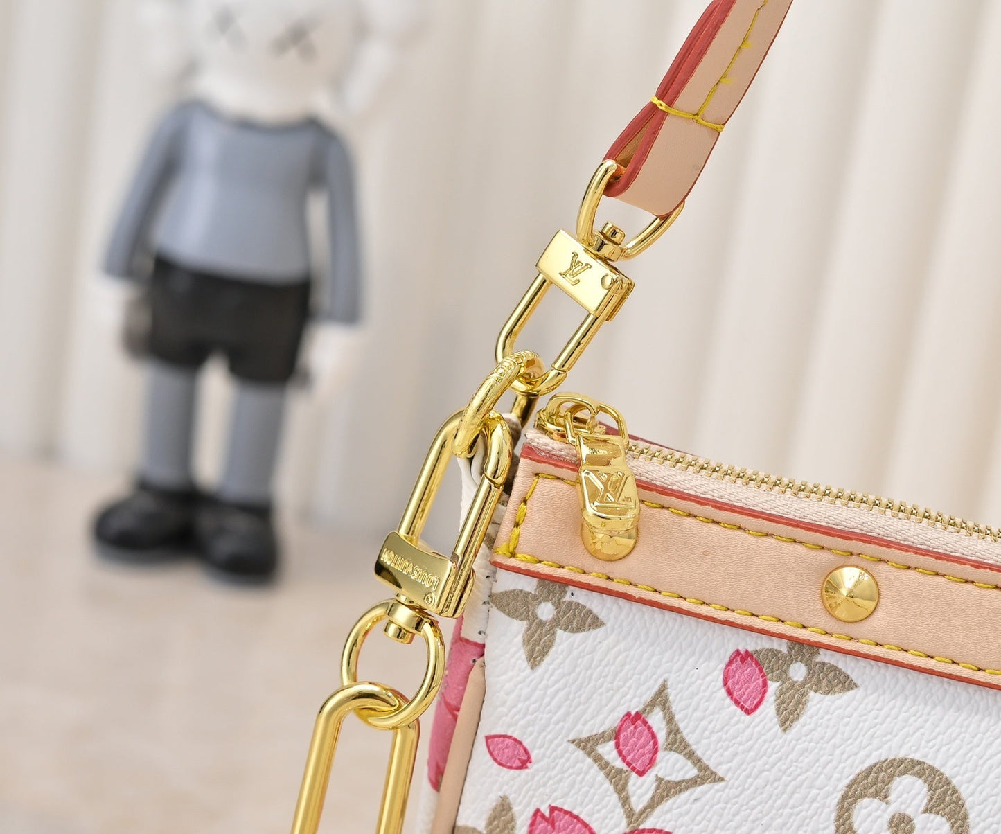 LV x TM Cherry Blossom Design Handbag