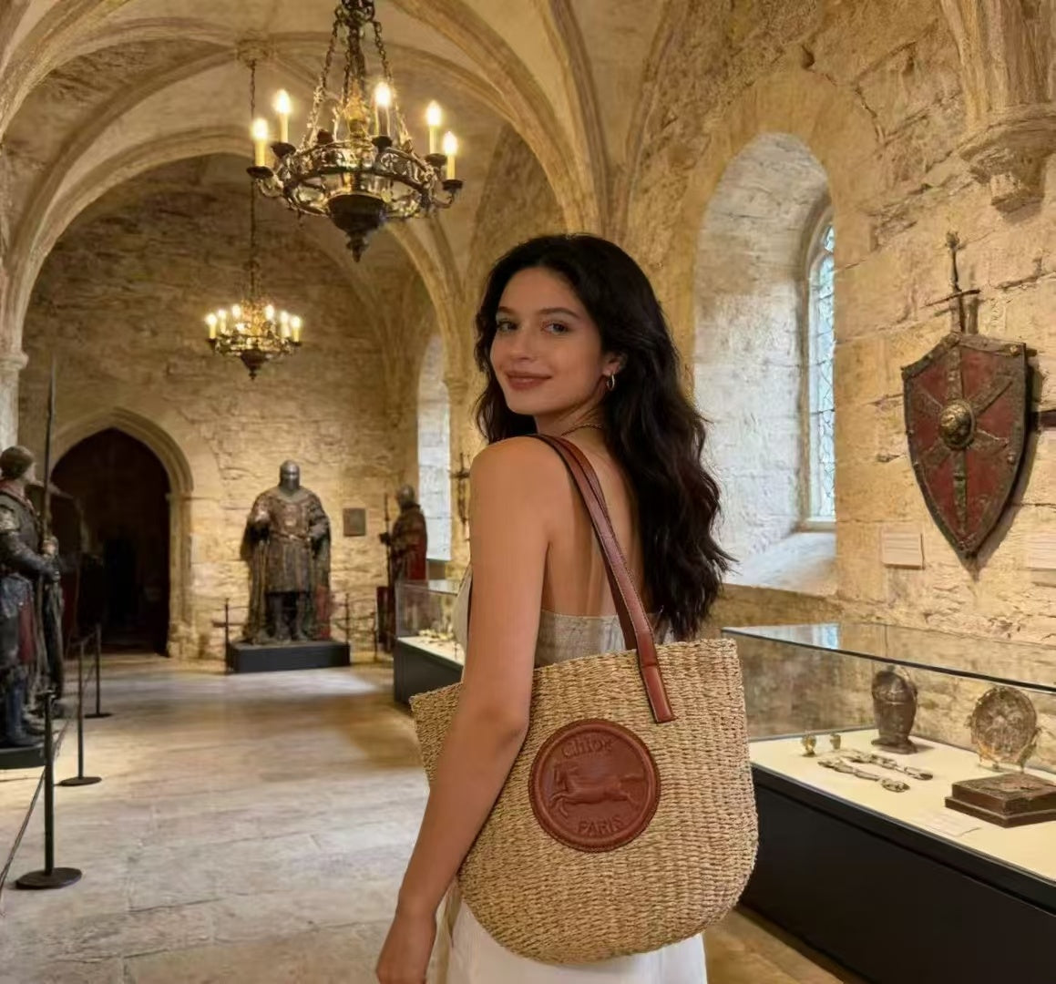 Large Basket Bag