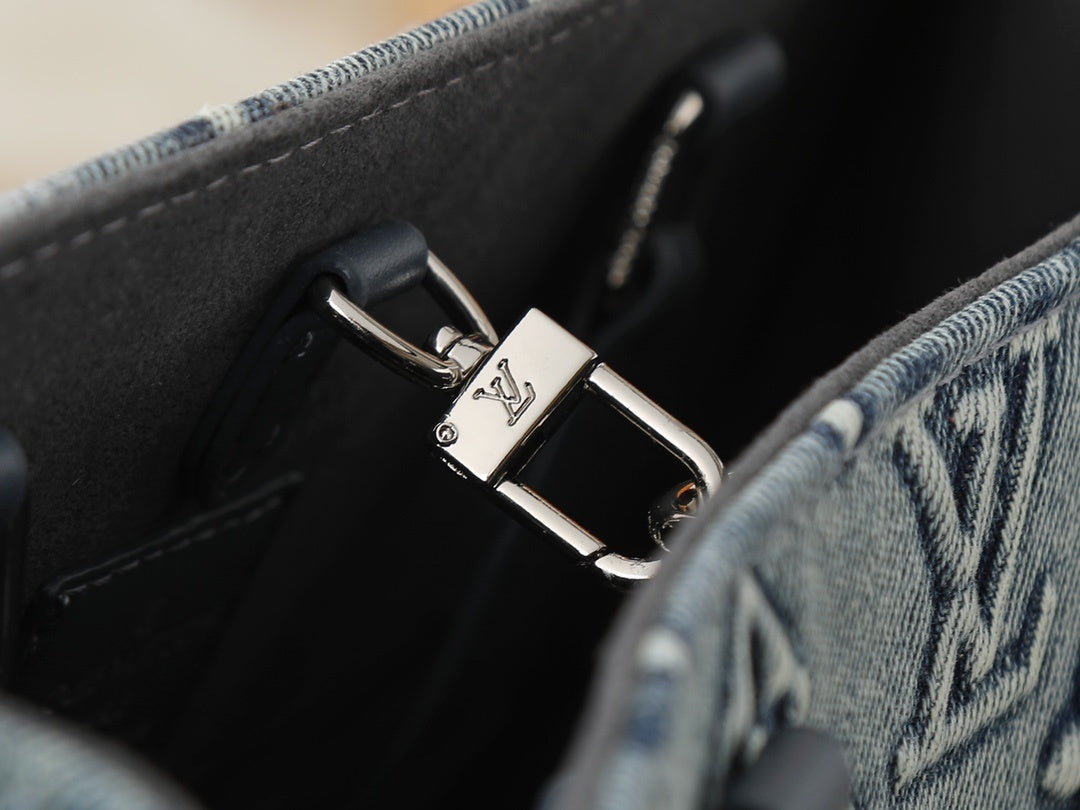 OnTheGo Denim Monogram Tote Bag