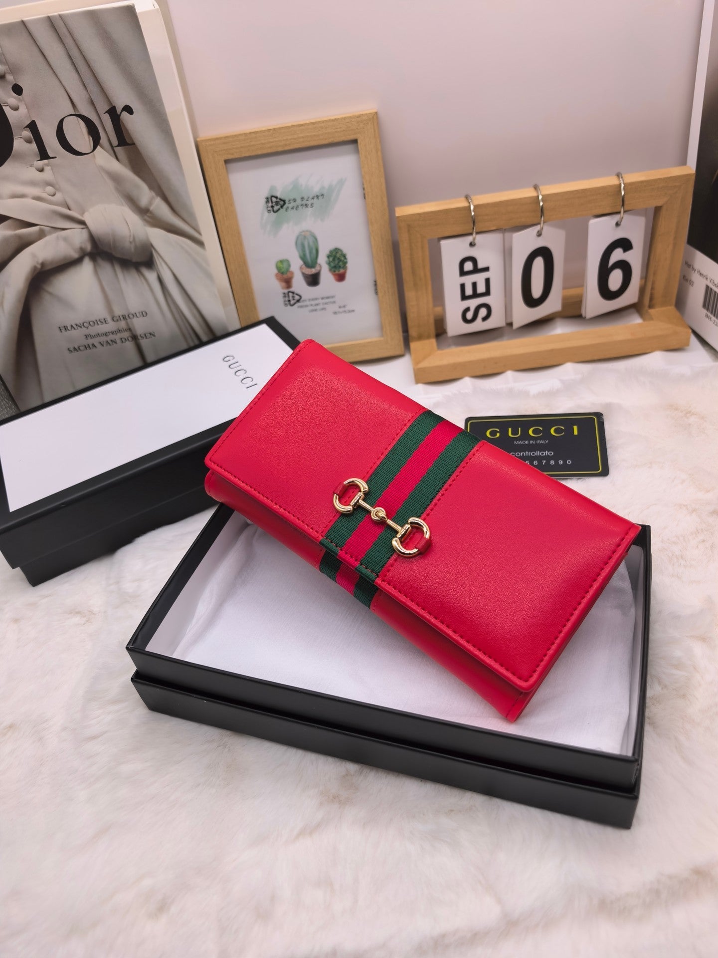 Horsebit Long Wallet
