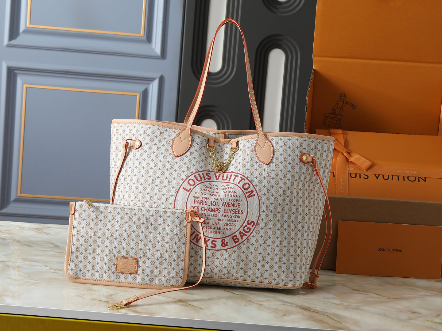 Premium Monogram Tote Bag