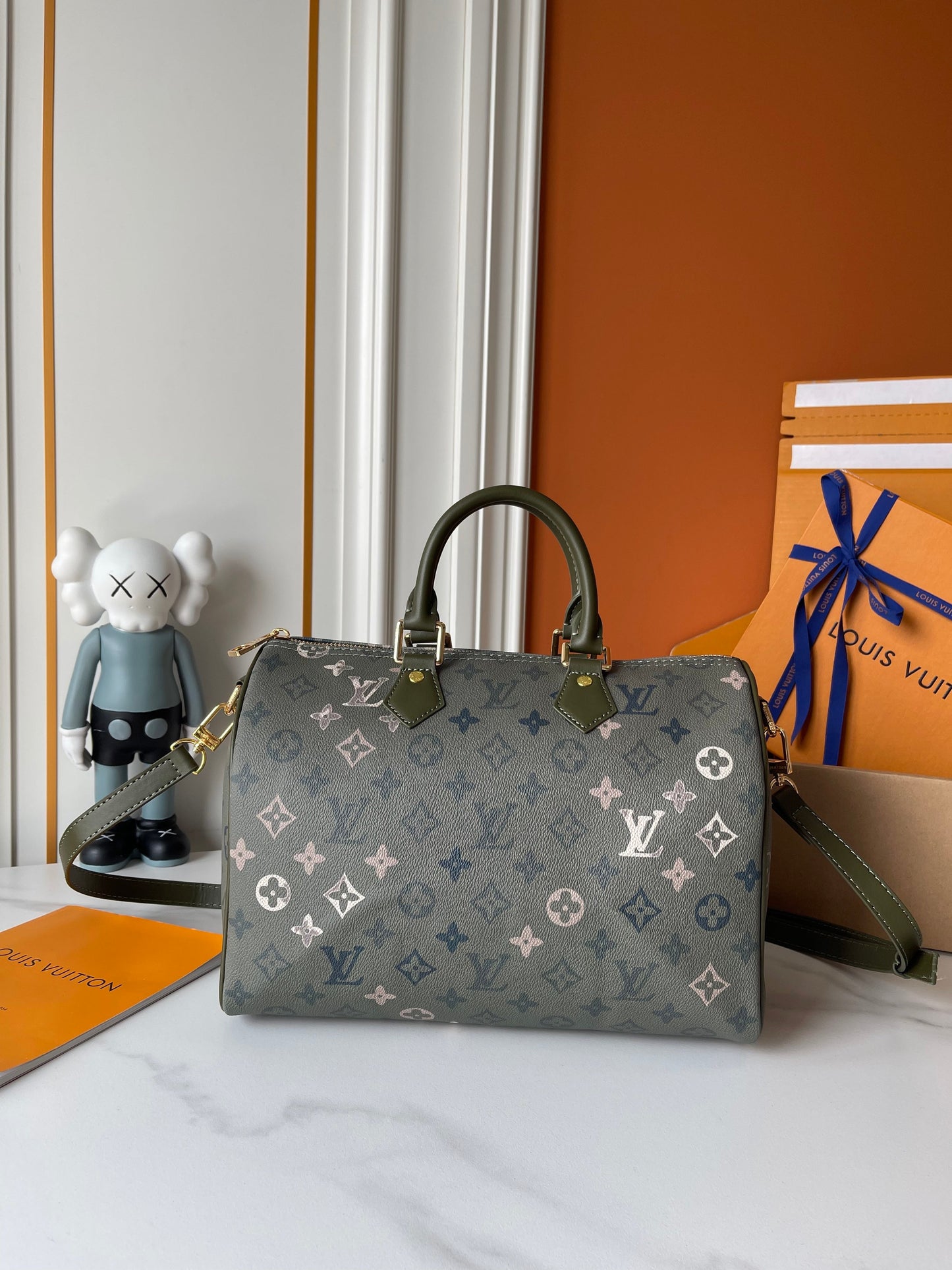 Olive Monogram Satchel Bag