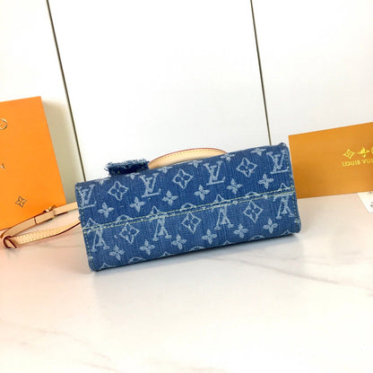 OnTheGo PM Monogram Denim Bag