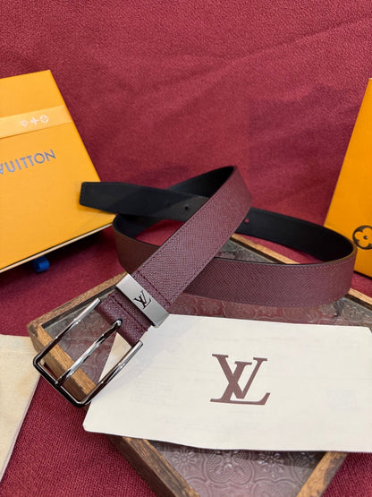 Burgundy Pont Neuf Belt