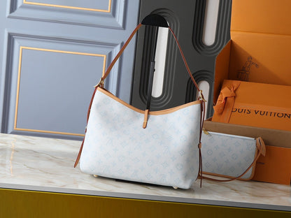 CarryAll Milky Monogram Handbag & Pouch