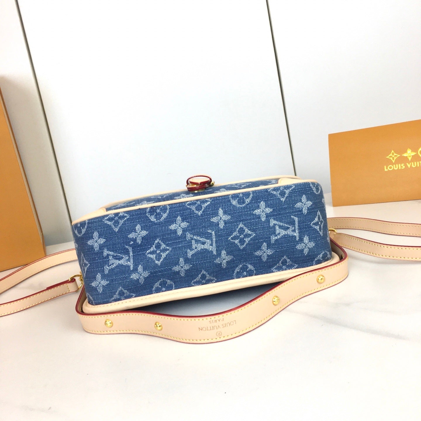 Diane Monogram Denim Bag