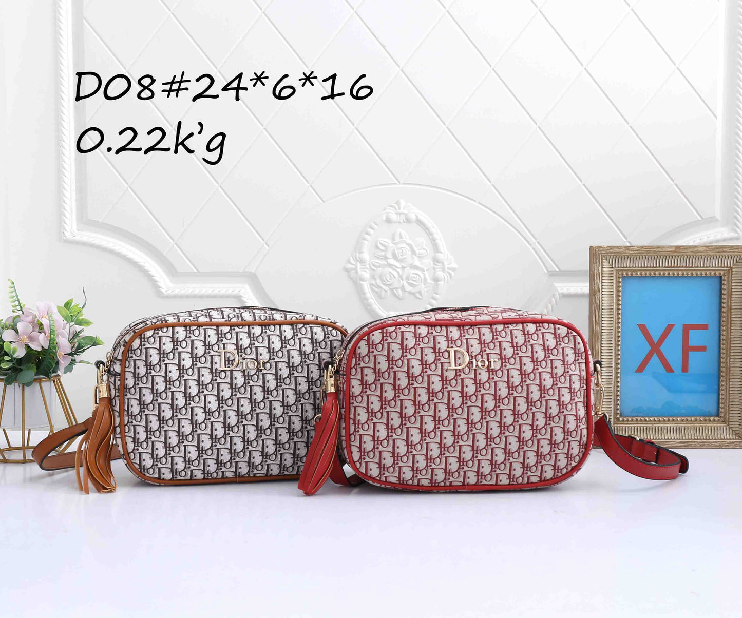 Monogram Camera Crossbody Bag
