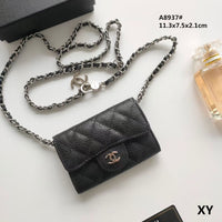 Black With Silver Chain