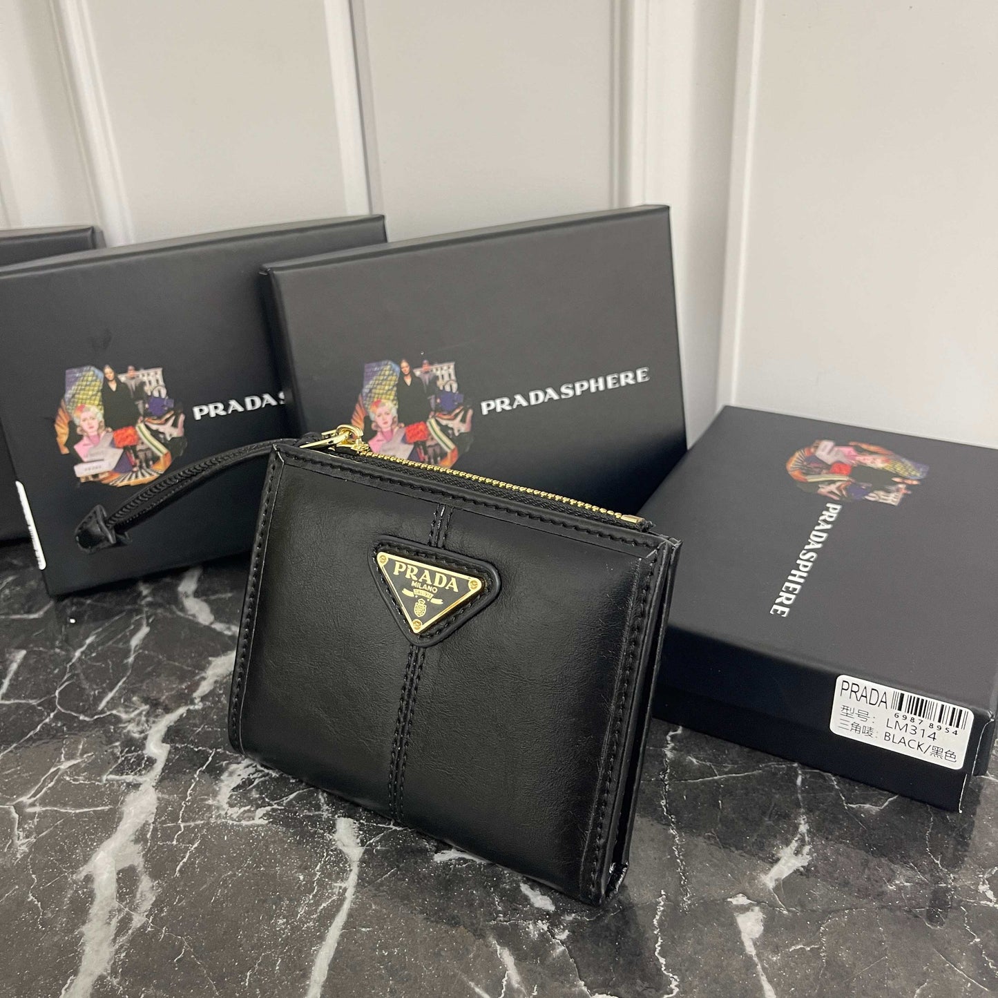 Triangle Logo Small Wallet