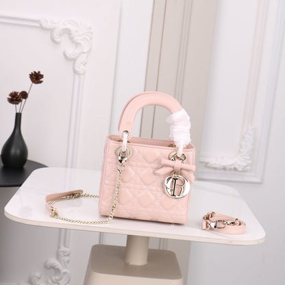 Quilted Mini Top Handle Satchel Bag