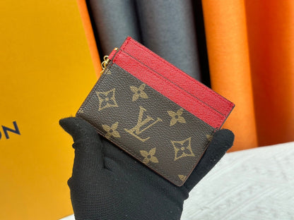 Charms Card Holder Monogram Canvas
