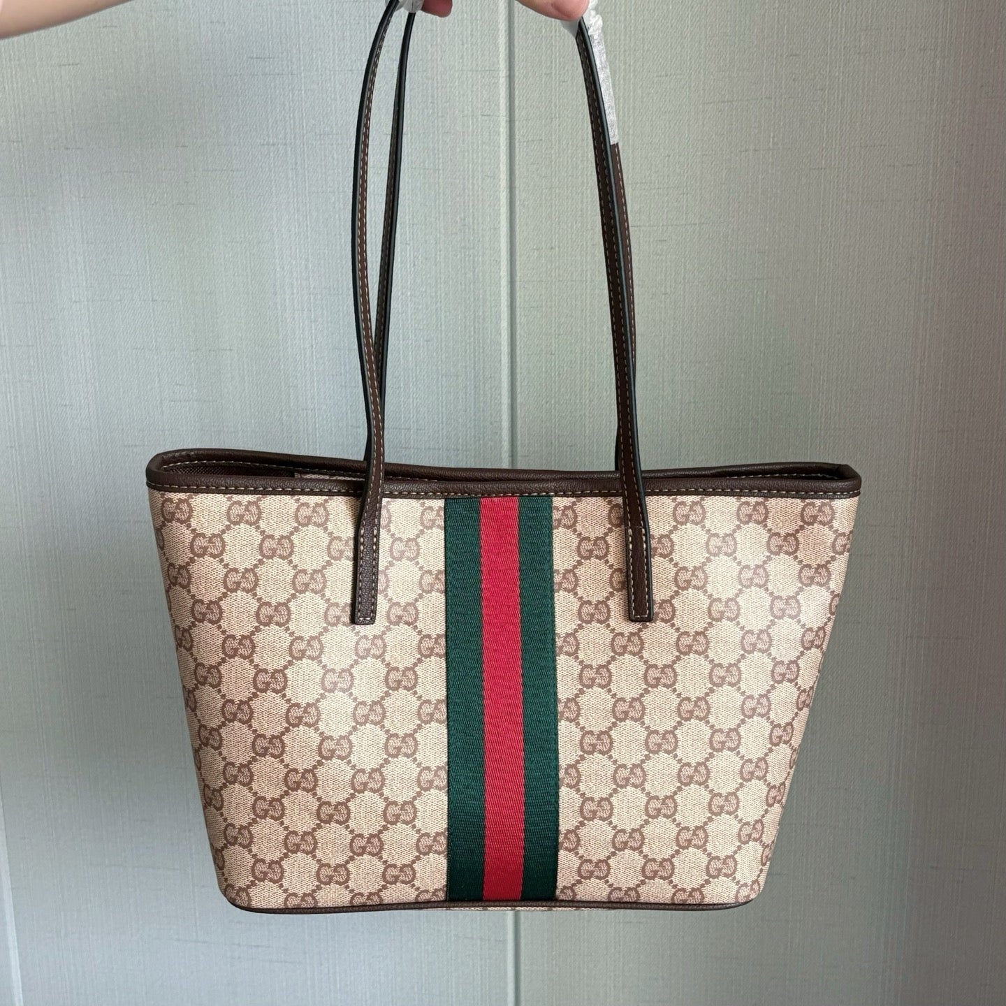 GG Web Stripe Tote Bag