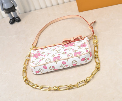 LV x TM Cherry Blossom Design Handbag