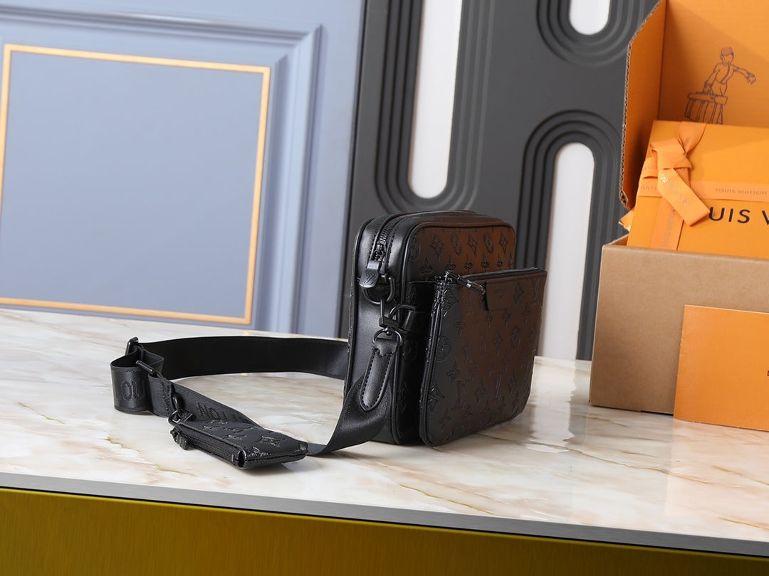 Trio Messenger Monogram Shadow Bag