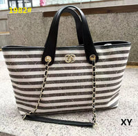 Black with White Stripes