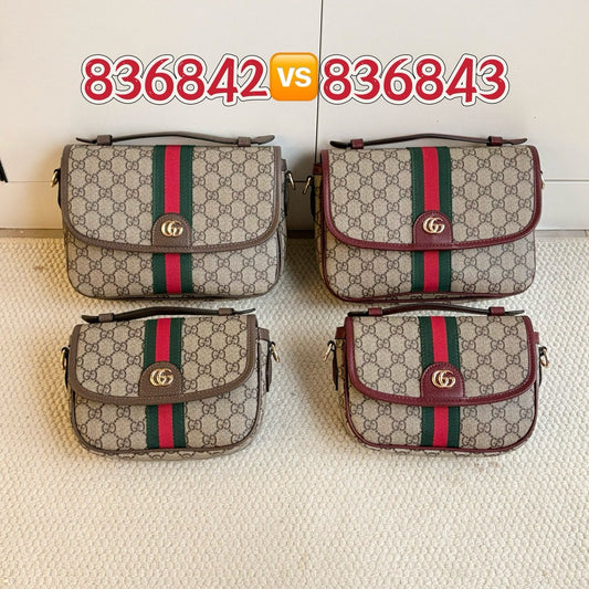 GG Web Stripe Flap Crossbody Bag