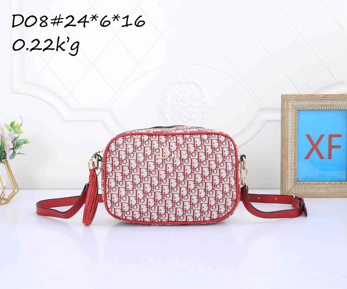 Monogram Camera Crossbody Bag