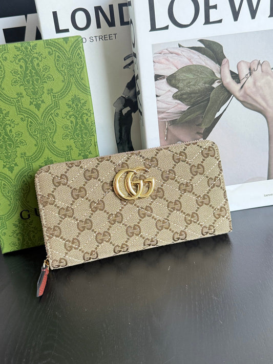 Classic Monogram Zip-Around Long Wallet