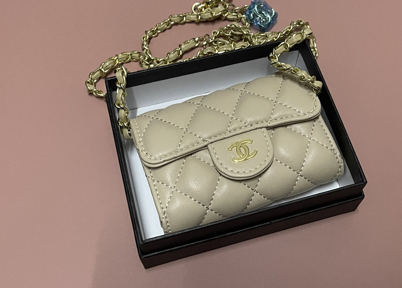 Vintage Micro Flap Mini Bag