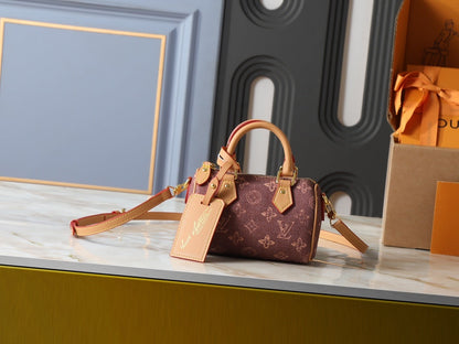 Jacquard Denim Nano Speedy Bag