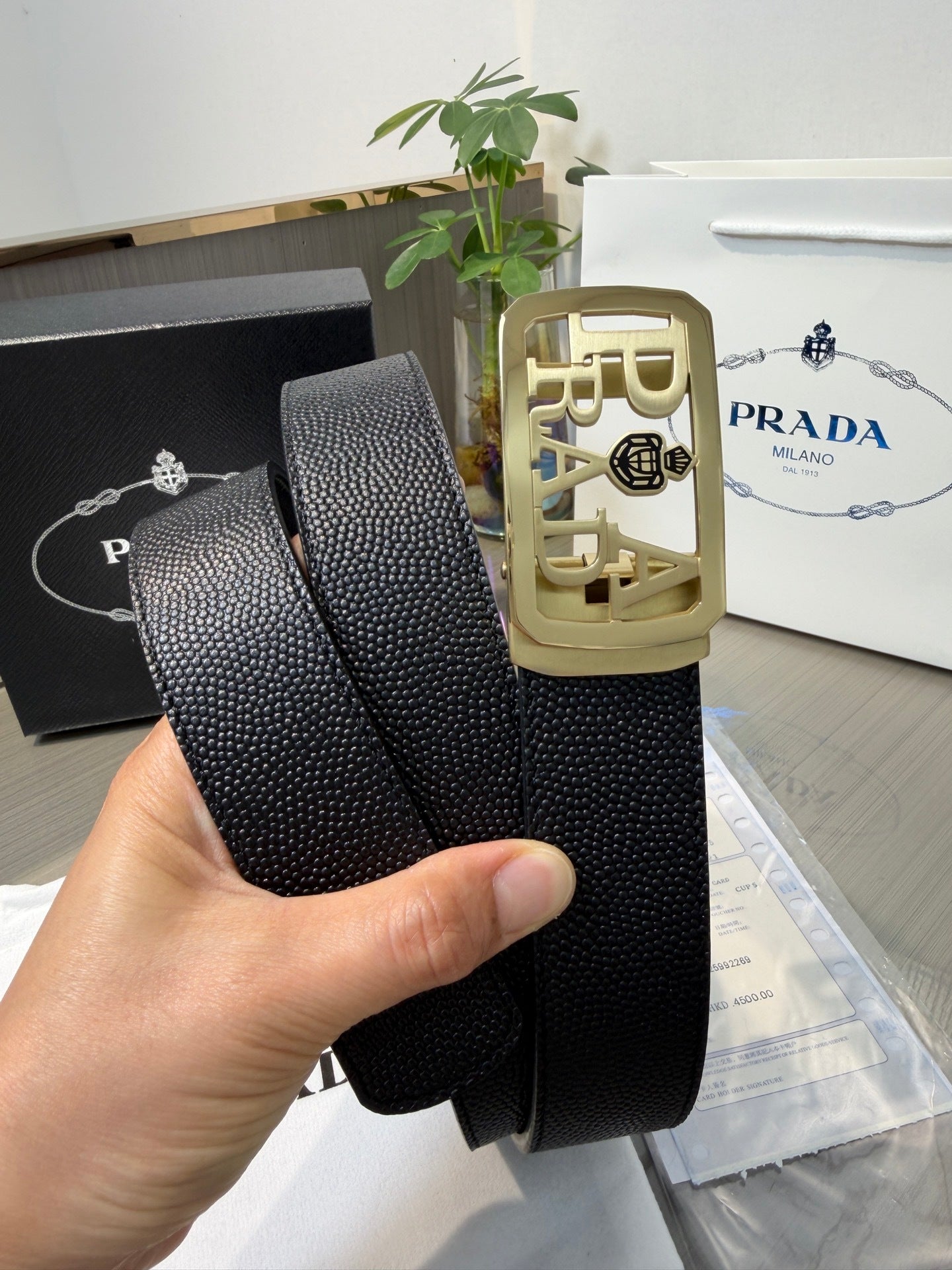 Saffiano Decorative Belt