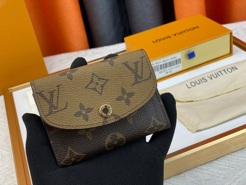 Rosalie Coin Purse Monogram Reverse Canvas