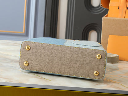 Denim Capucines Handbag