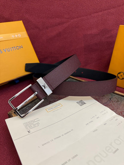 Burgundy Pont Neuf Belt