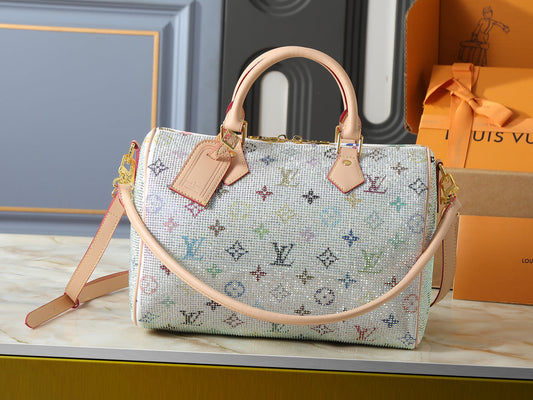 Crystal Monogram Travel Duffel Bag