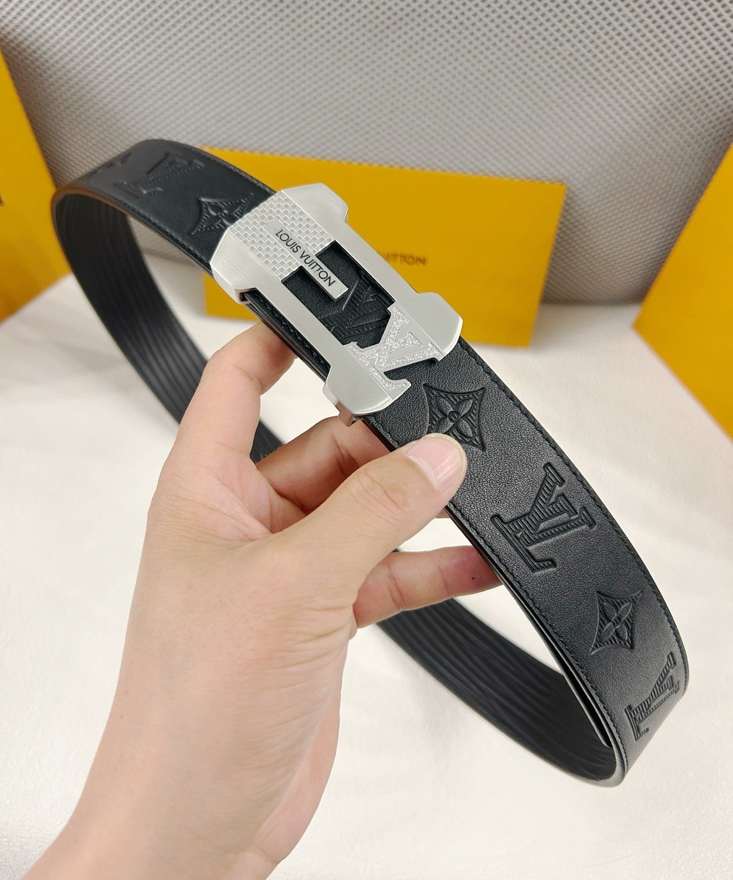 Monogram Shadow Belt