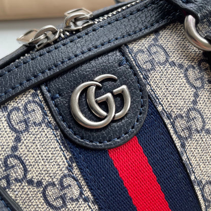 GG Supreme Boston Handbag