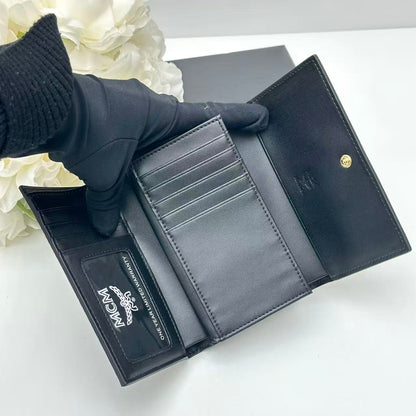 Coated Canvas Trifold Wallet