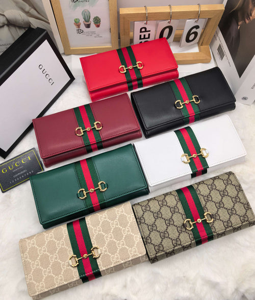 Horsebit Long Wallet