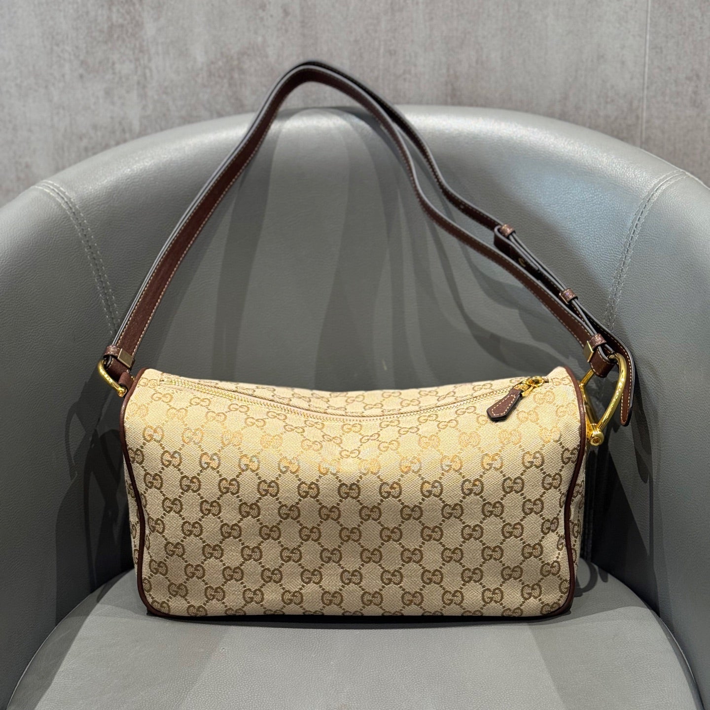 Luxury Monogram Canvas Shoulder Bag
