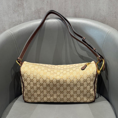 Luxury Monogram Canvas Shoulder Bag