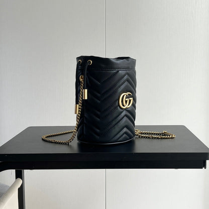 GG Bucket Bag Leather