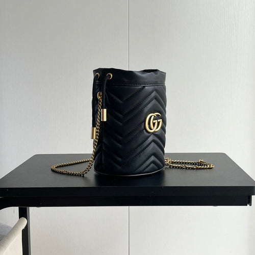 GG Bucket Bag Leather