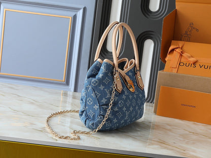 Mini Vintage Denim Handbag