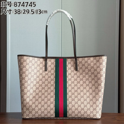GG Web Stripe Tote Bag