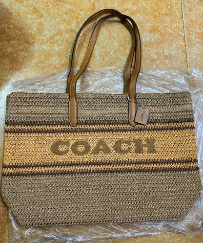 Luxury Woven Straw Tote Bag