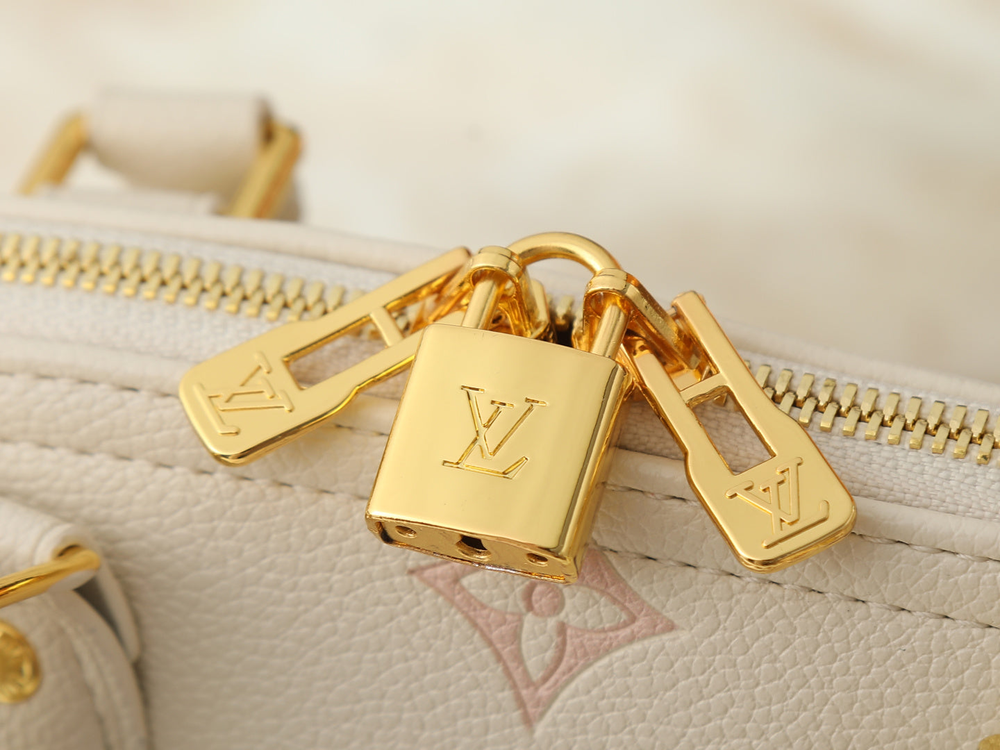 White Monogram Empreinte Alma BB-Inspired Handbag