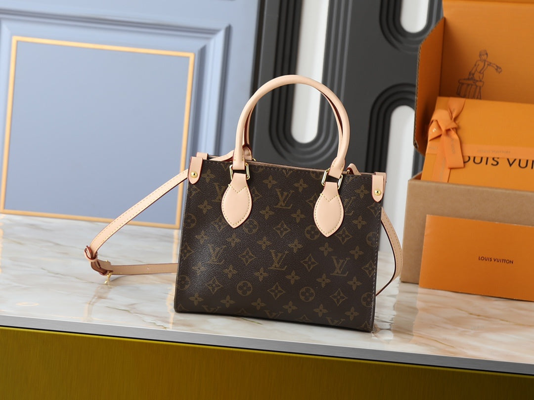 Sac Plat BB Monogram Canvas Handbag