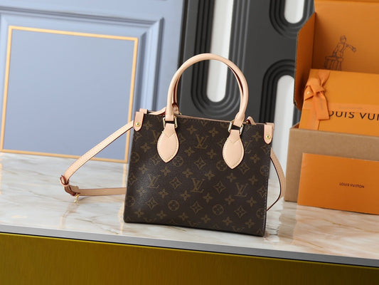 Sac Plat BB Monogram Canvas Handbag