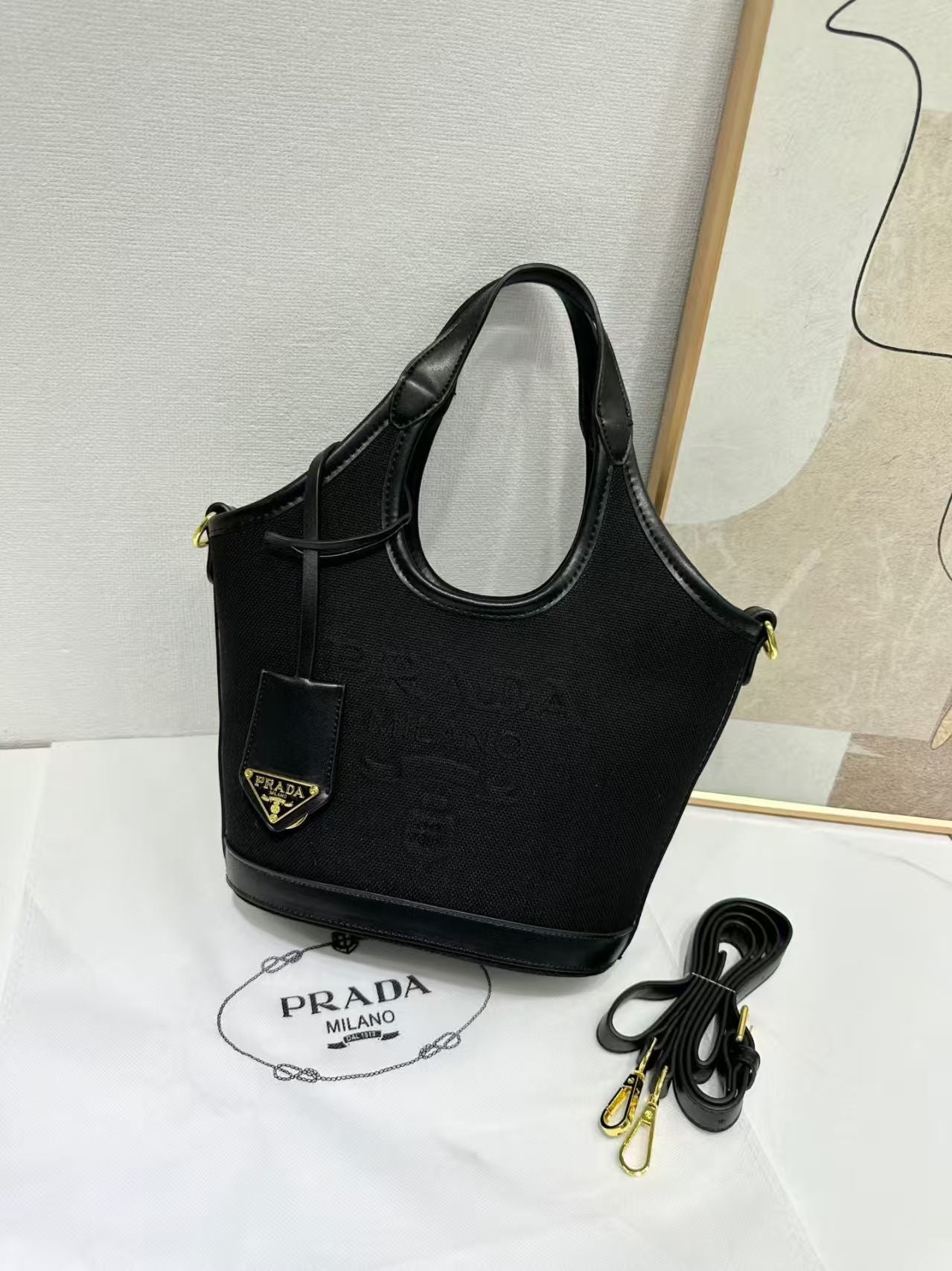 Medium Logo Print Tote Bag