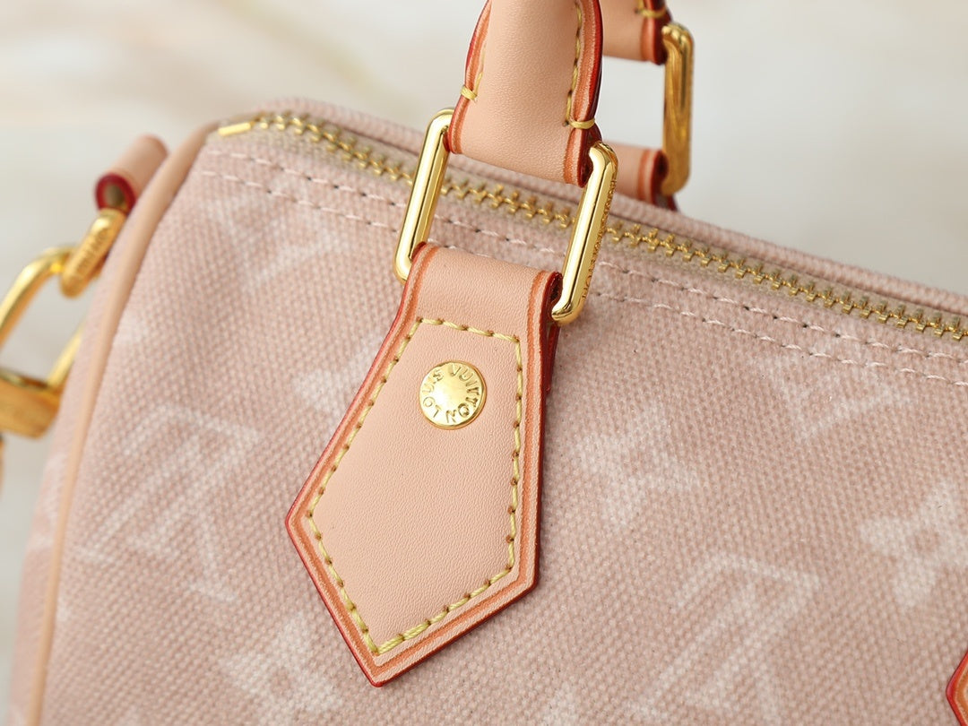Speedy Bandouliere 20 Plum Handbag