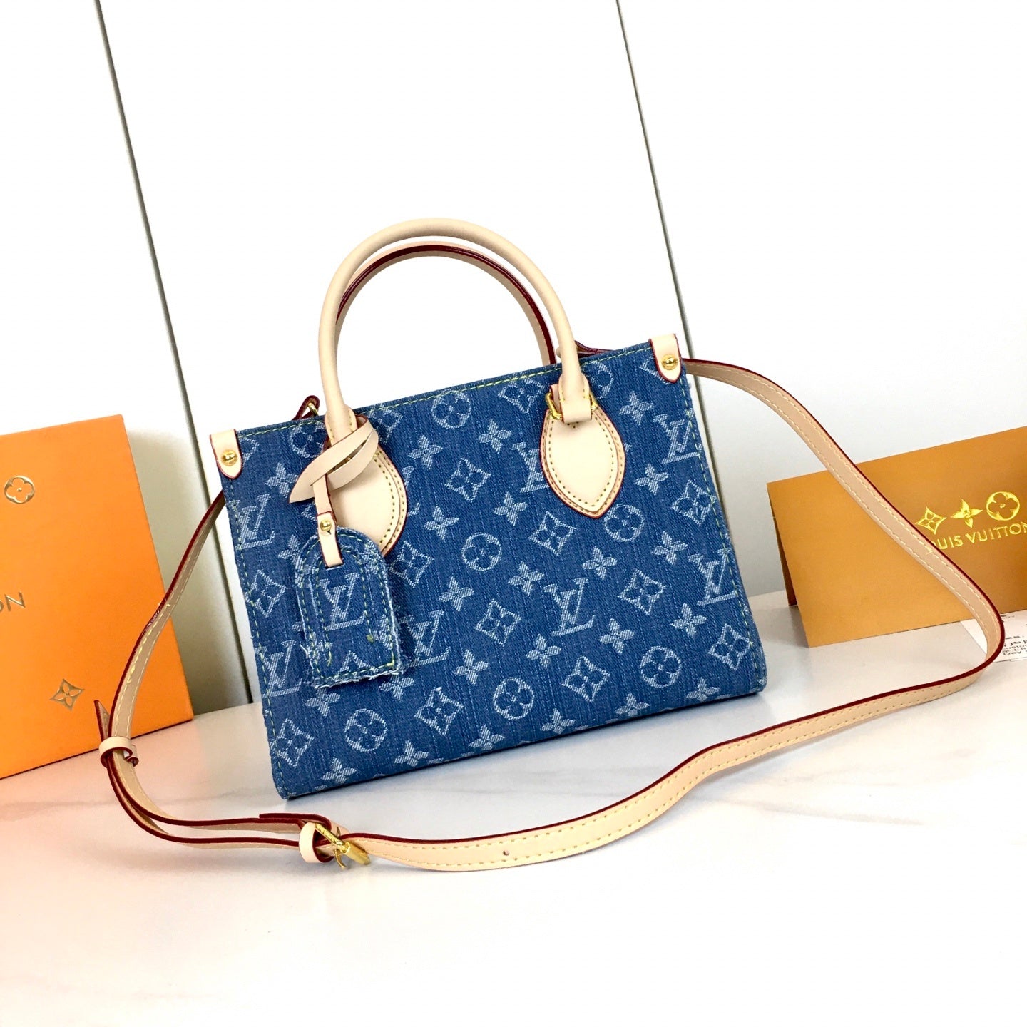 OnTheGo PM Monogram Denim Bag